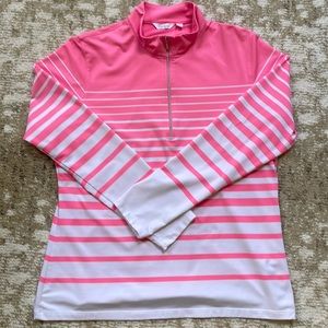 Lady Hagen Quarter zip pull over- Size L